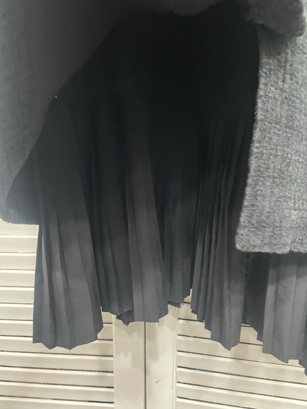 SANDRO Paris Black Sleeveless Asymmetric Button Mini Dress - Picture 9 of 13